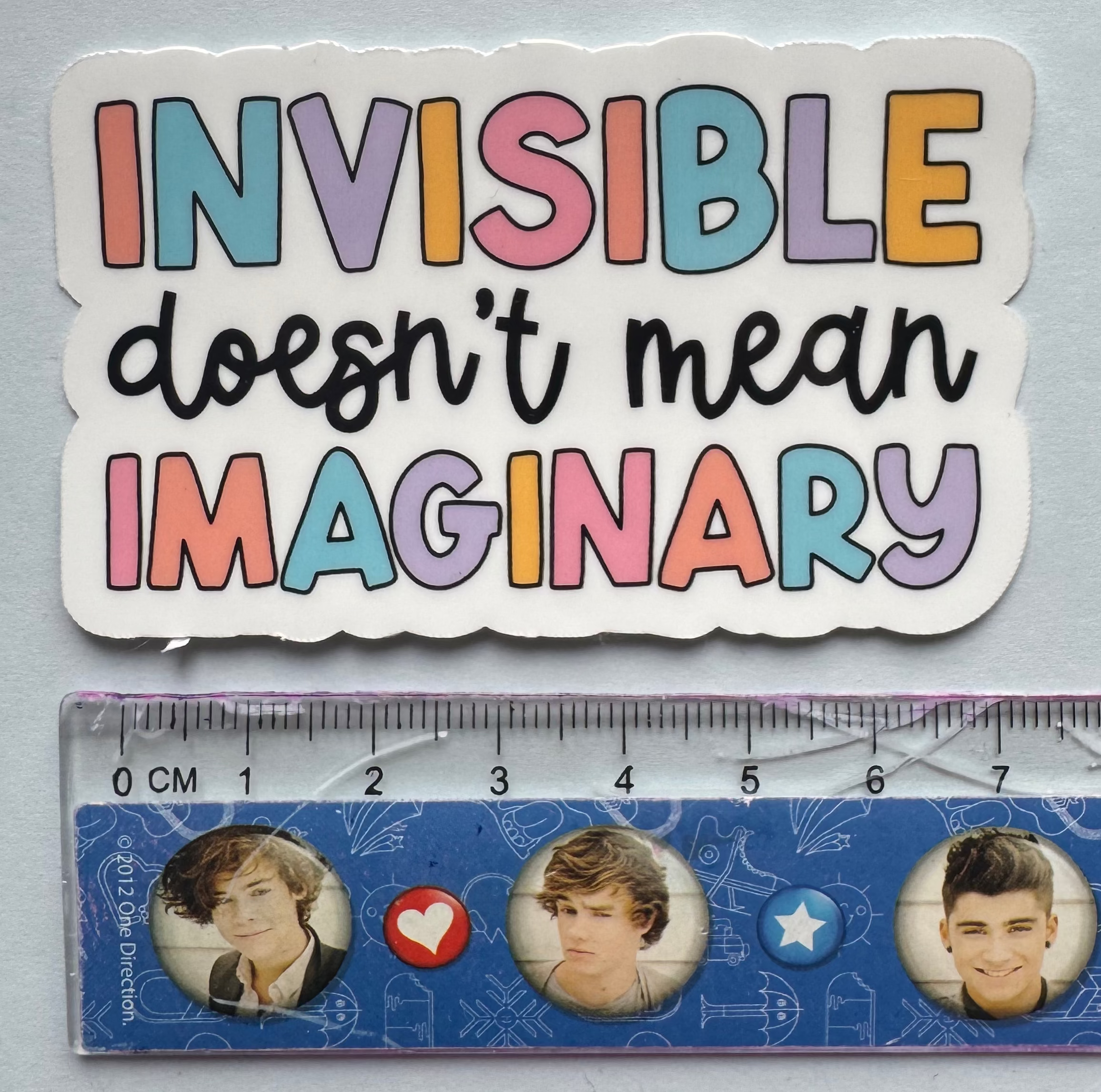 Invisible Doesn’t Mean Imaginary Sticker