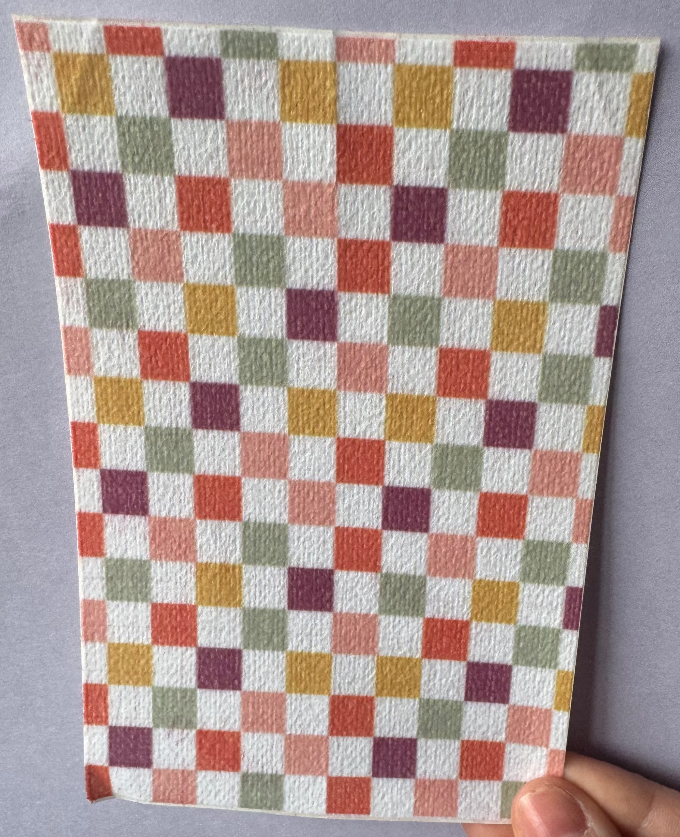 Colourful Mixed Checkered Tubie Tape