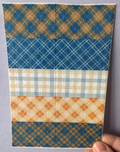 Blue And Orange Plaid Tubie Tape
