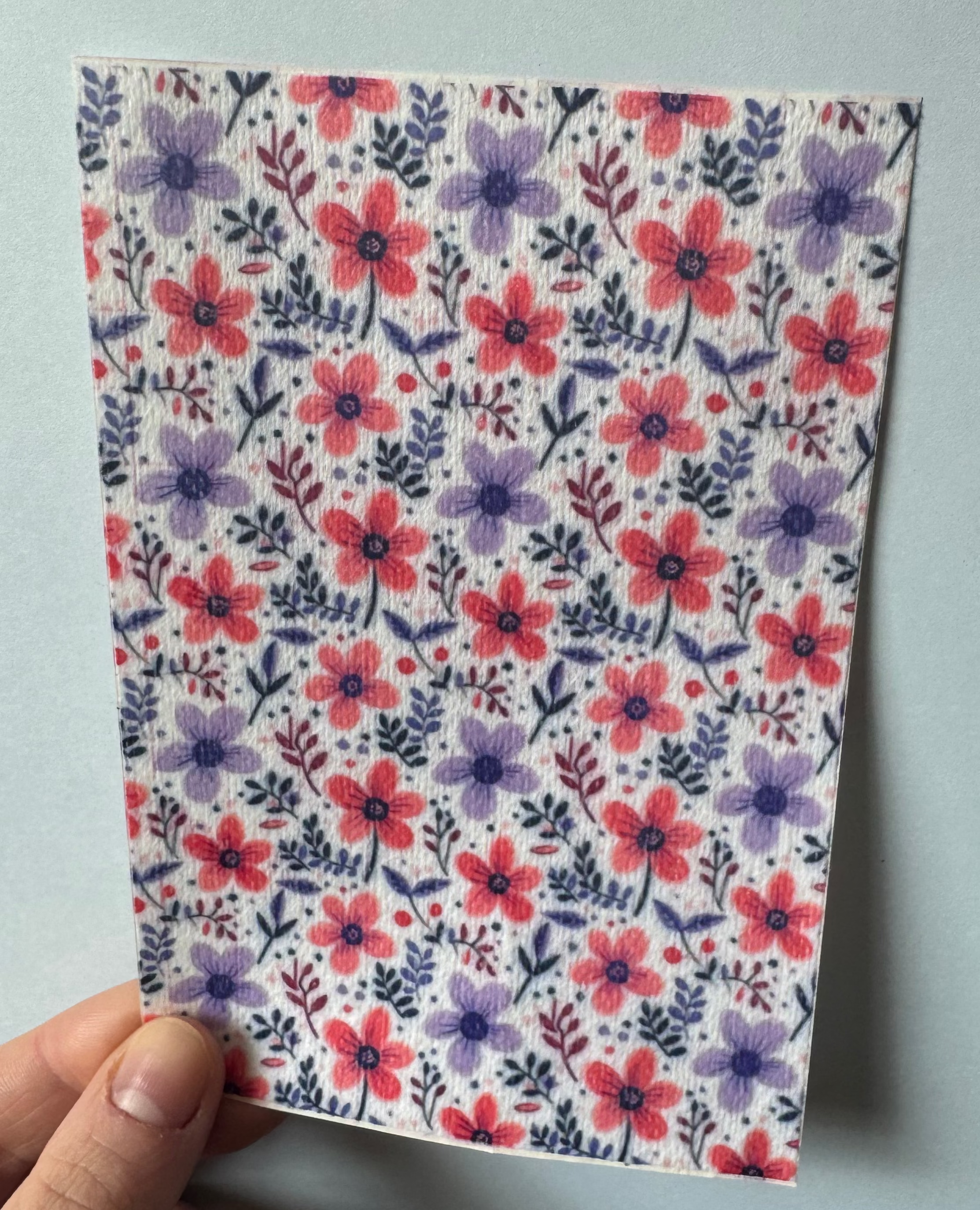 White, Pink And Purple Flowers Tubie Tape