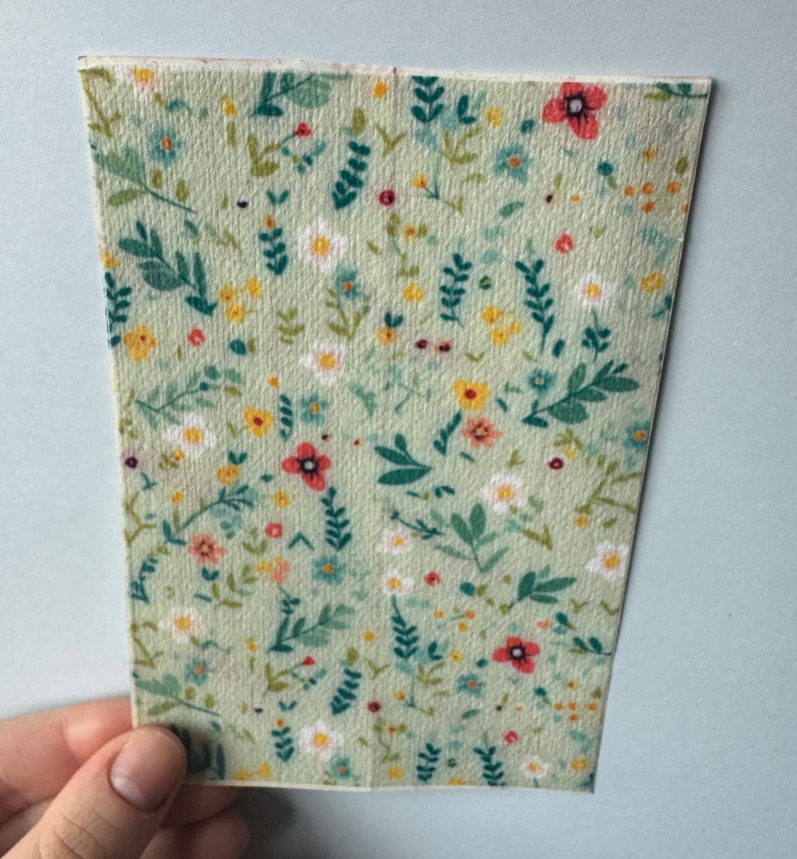 Green Summer Flowers Tubie Tape