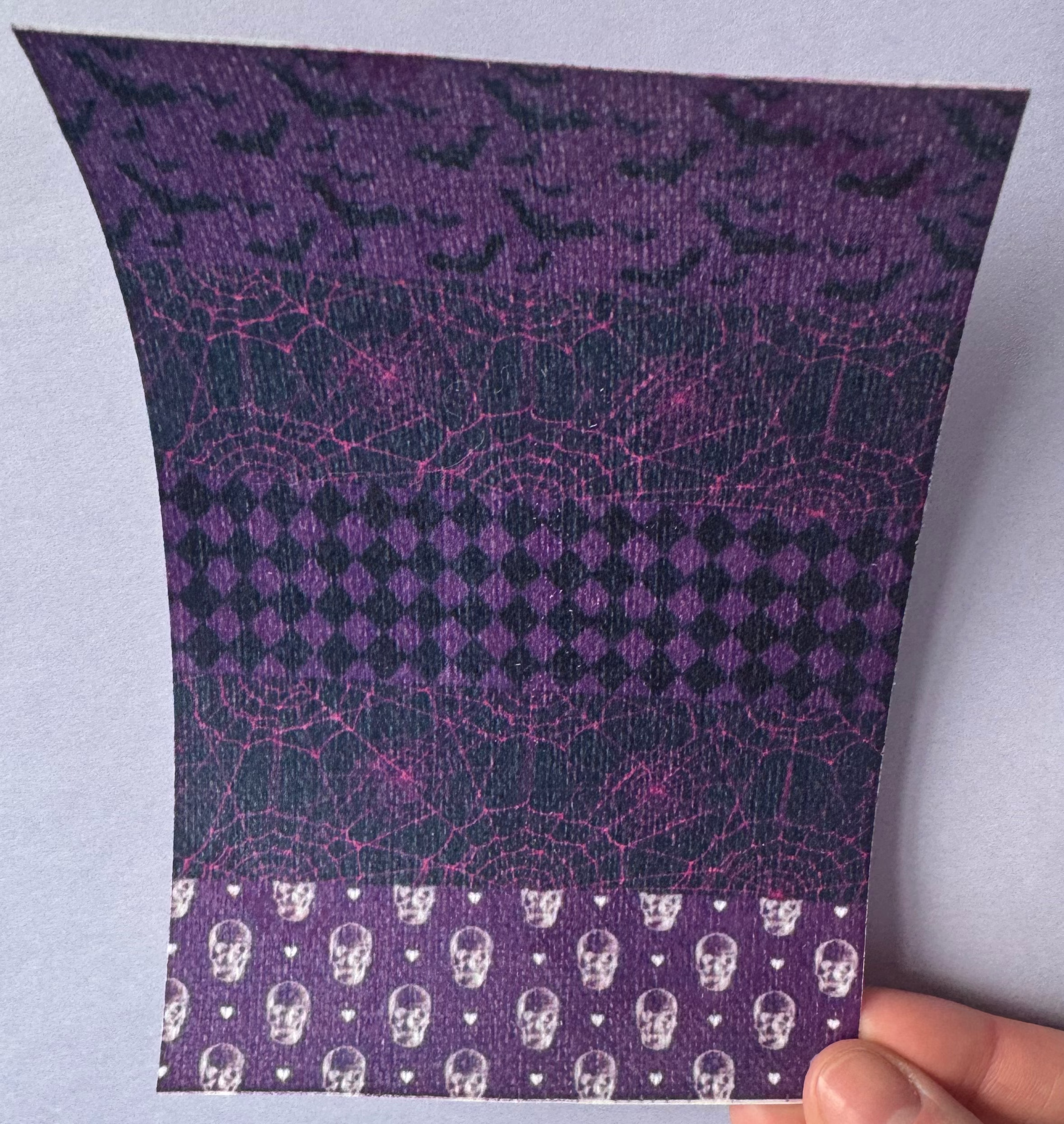 Dark Purple Mixed Gothic Tubie Tape
