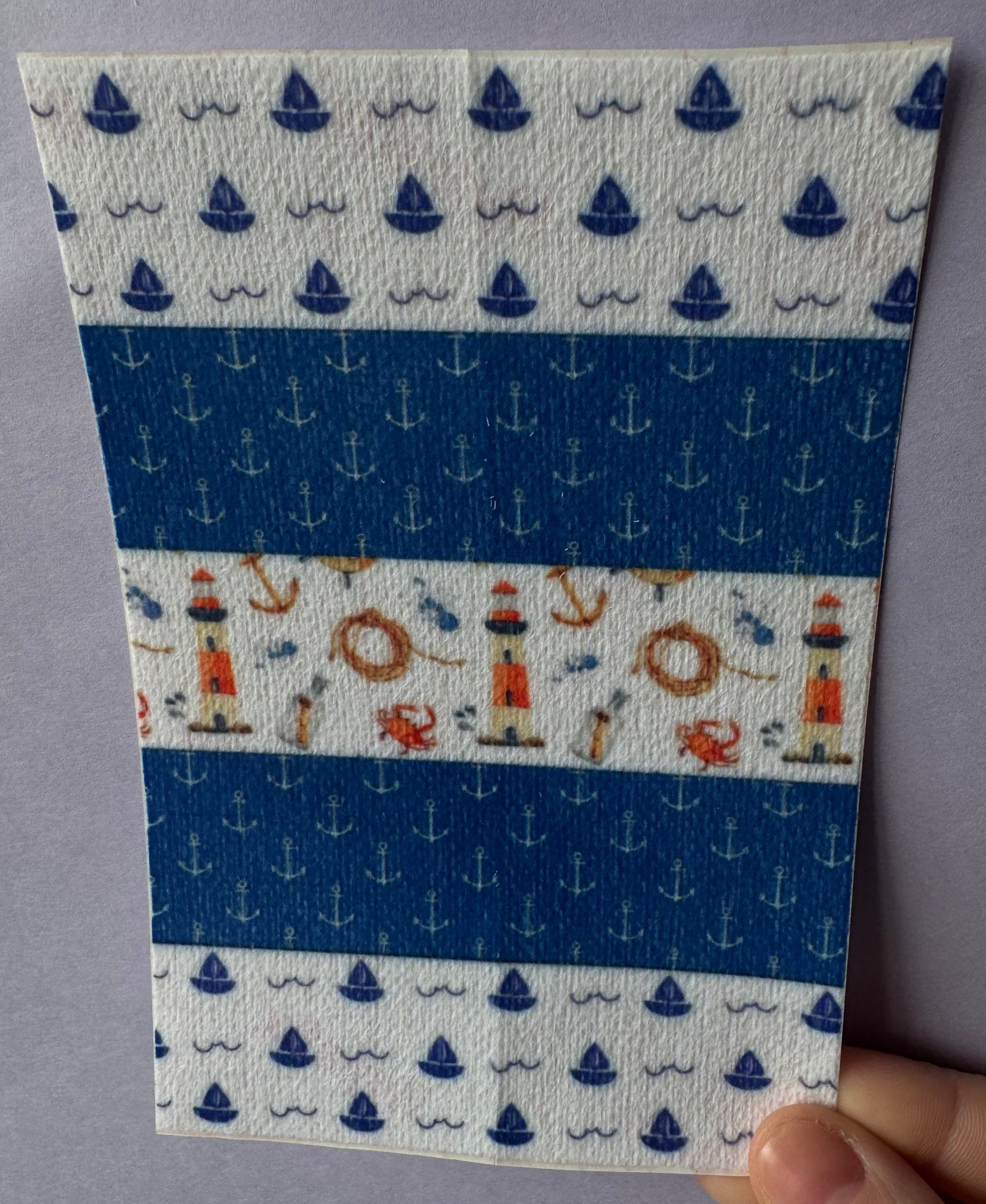 Mixed Blue Nautical Tubie Tape
