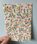 Pink And Yellow Summer Flowers Tubie Tape
