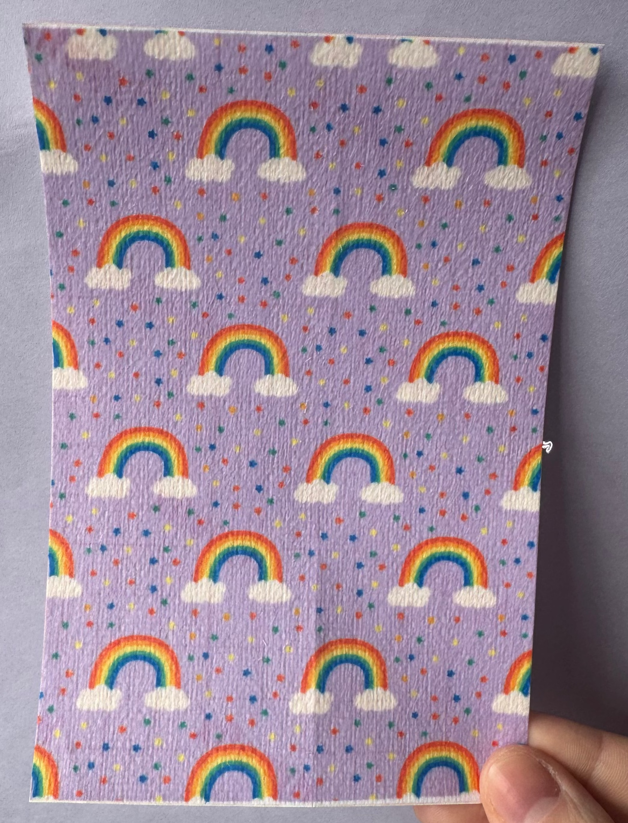 Purple Rainbows Tubie Tape