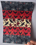 Red Mixed Gothic Tubie Tape