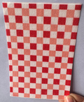Mixed Red Checkered Tubie Tape