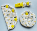 Yellow Floral Tubie Accessories