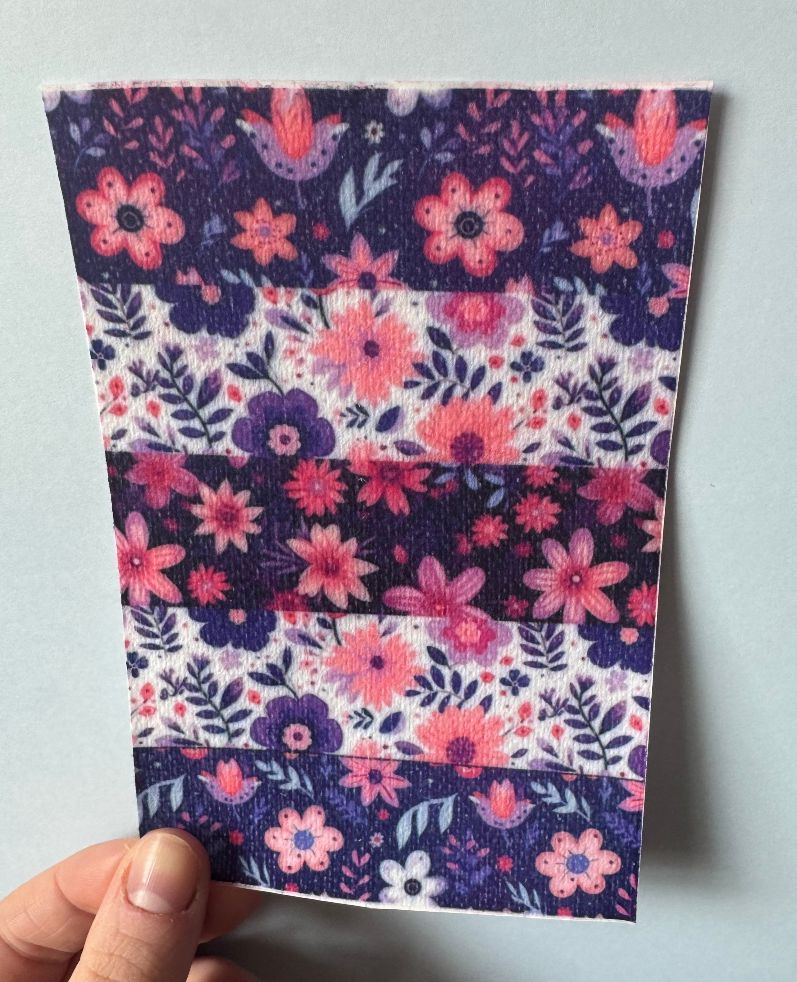 Mixed Pink And Purple Flowers Tubie Tape