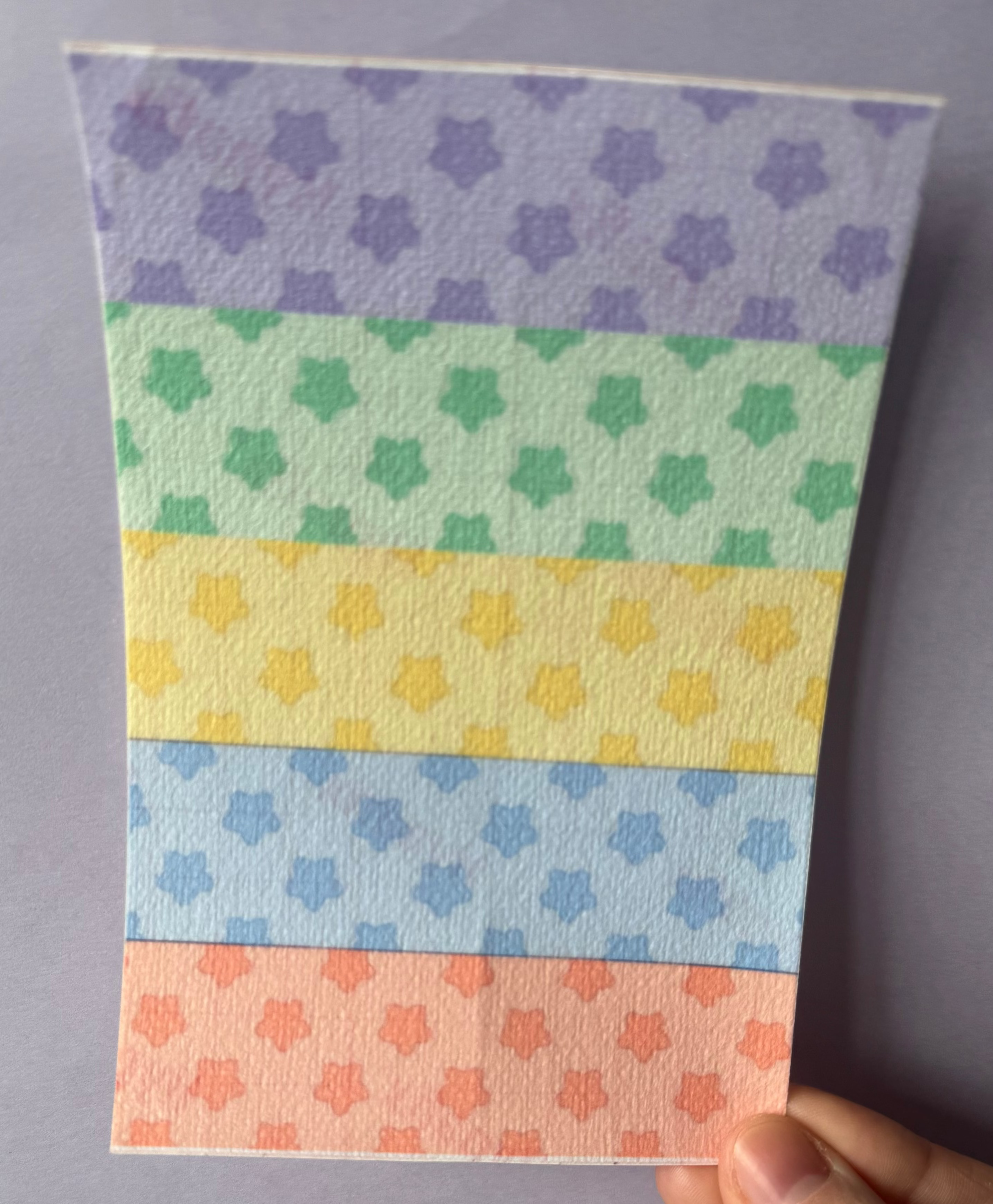 Mixed Colourful Stars Tubie Tape