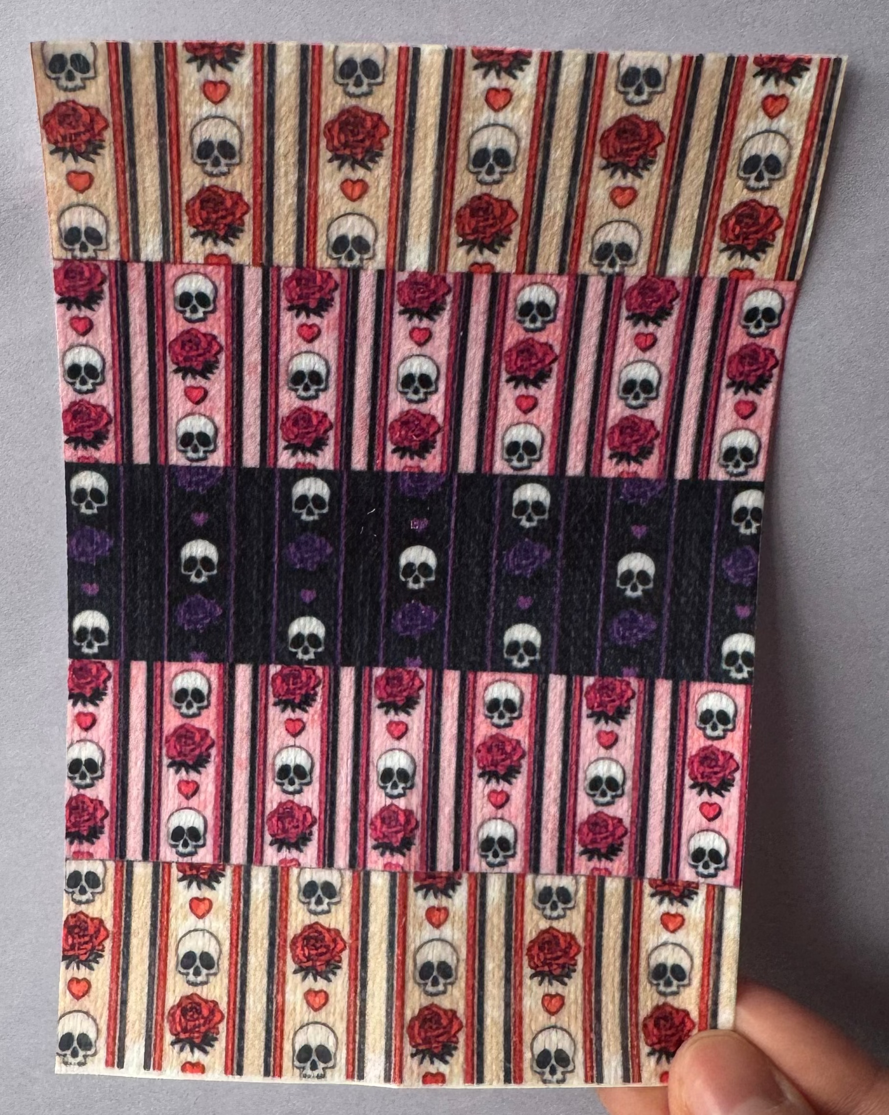 Mixed Skulls And Roses Tubie Tape