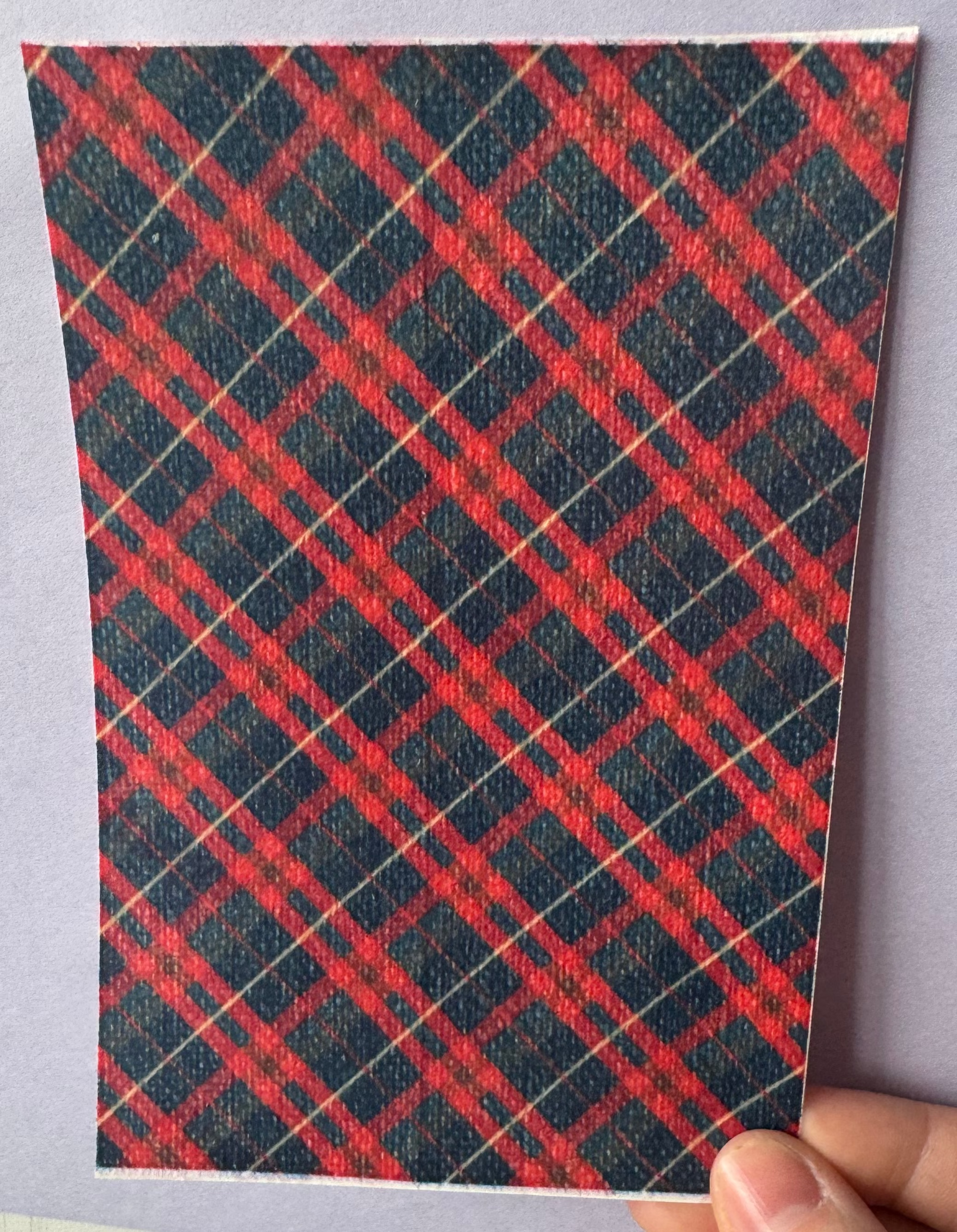 Red And Green Plaid Tubie Tape