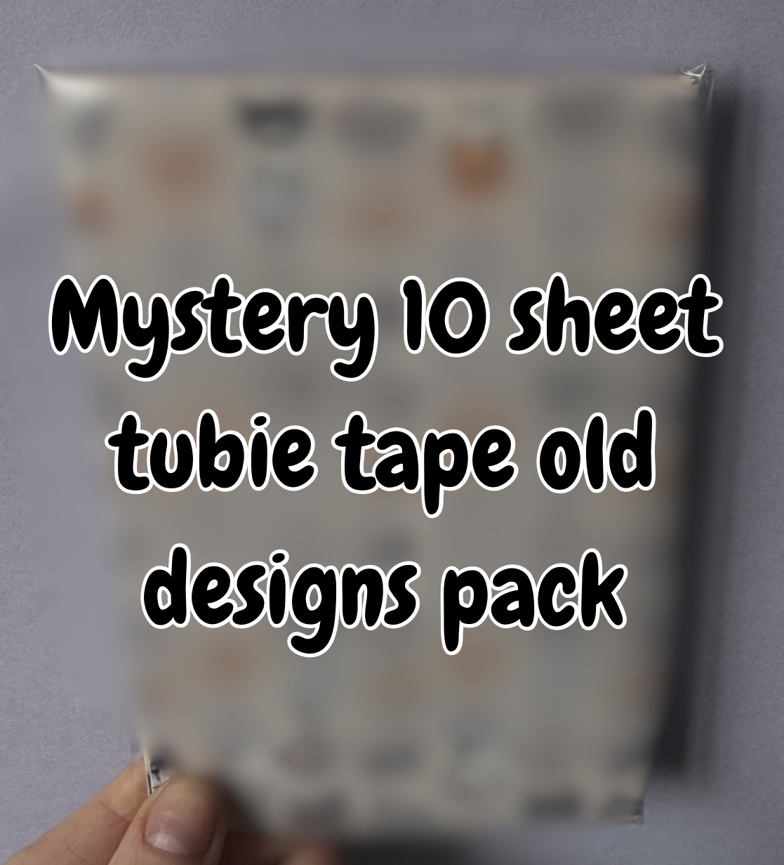 Mystery 10 Pack Old Tubie Tape Designs