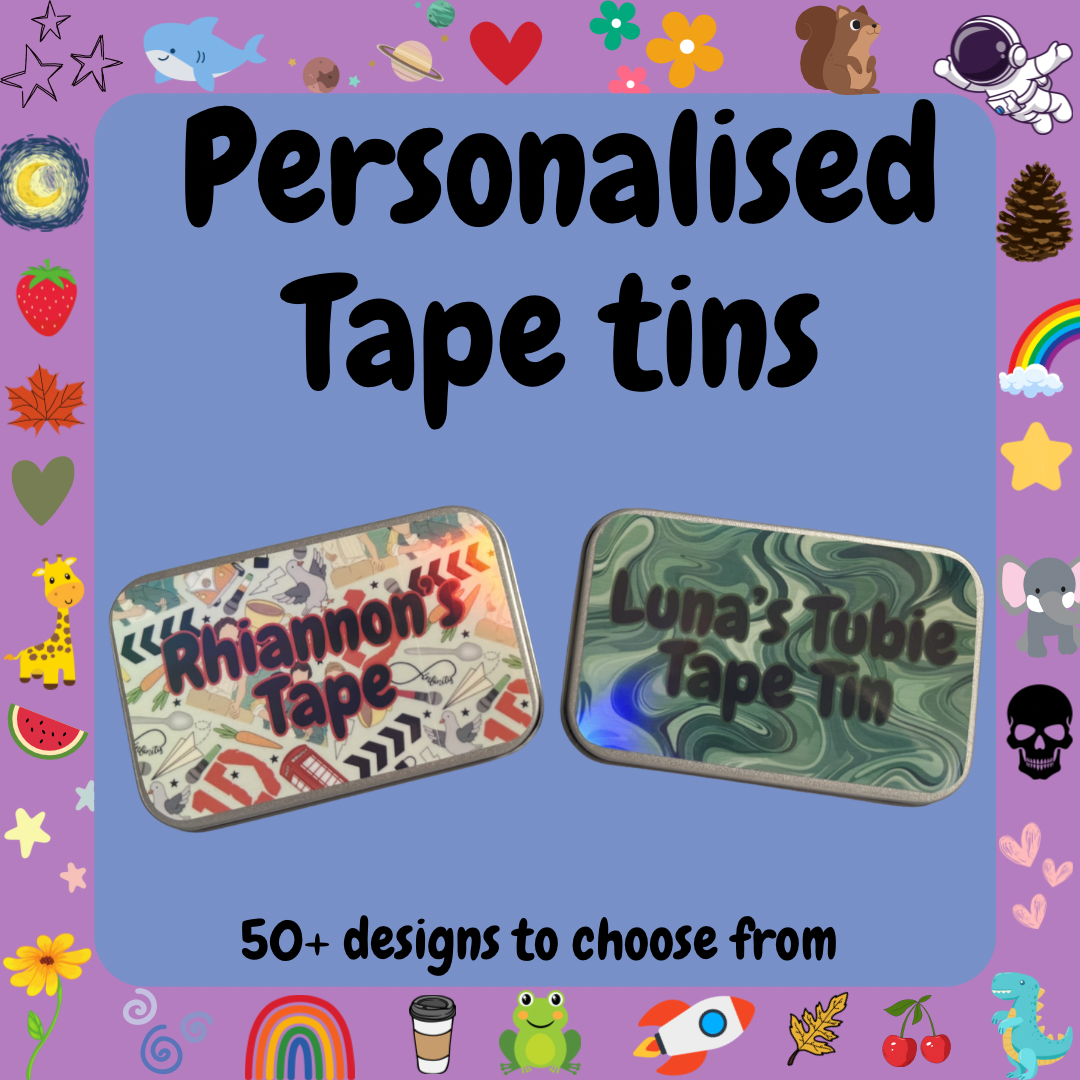 Personalised Tape Tins