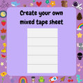Custom Tubie Tape Mixed Sheet