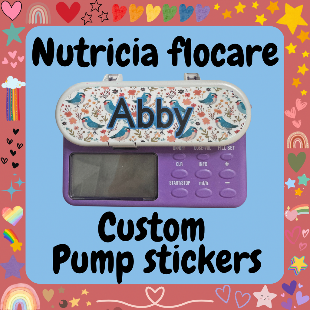 Custom Nutricia Flocare Pump Sticker