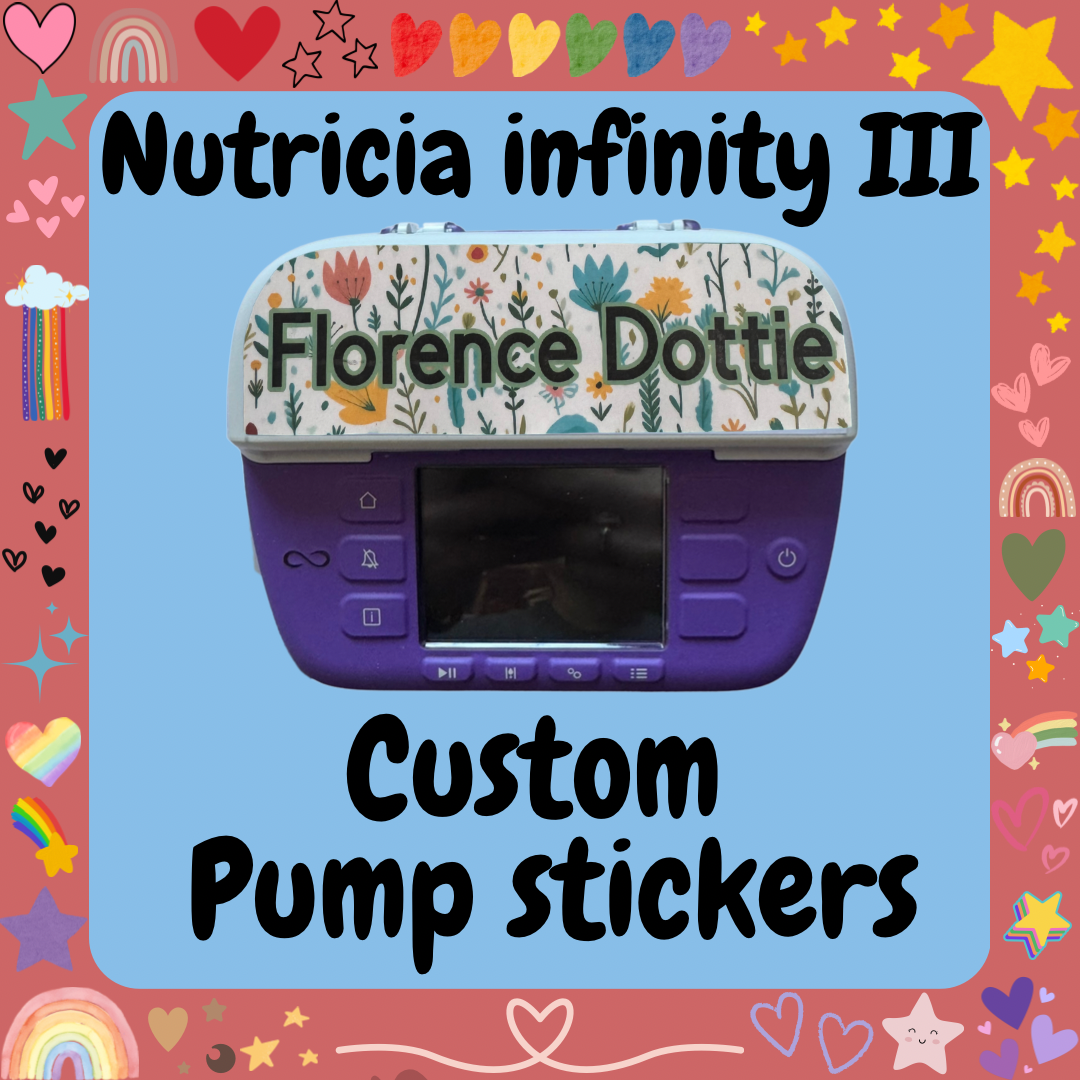 Custom Nutricia Infinity III Pump Sticker