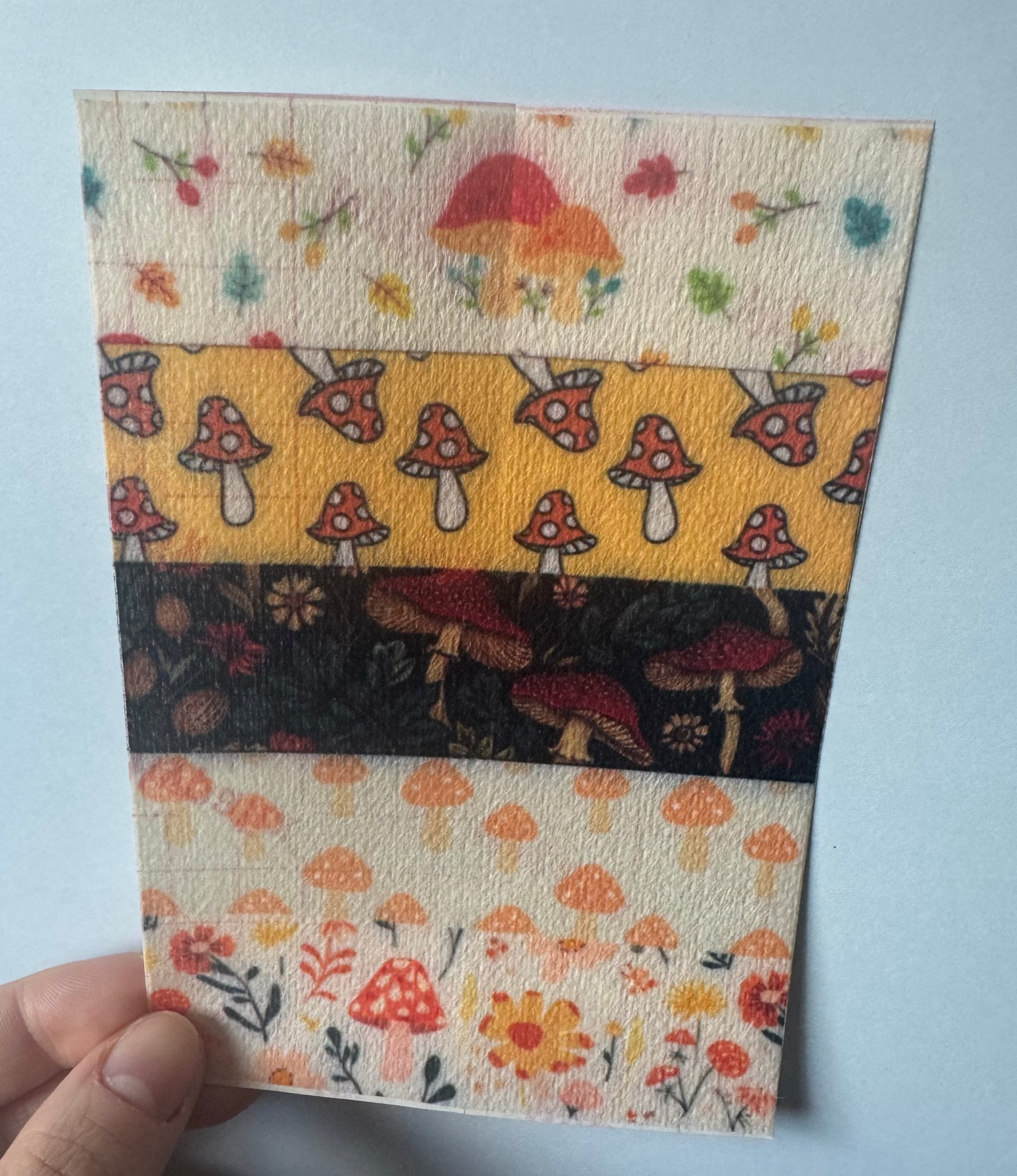 Light Mixed Mushrooms Tubie Tape
